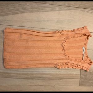 Light orange cream tank top